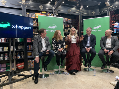 Panel discussion on retail theft in the UK featuring Kate Hardcastle MBE, Superintendent Patrick Holdaway, Fiona Malone, Graham Dixon and Ian Rowan. (Photo: Business Wire)