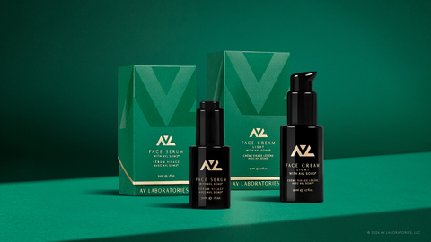 AV Laboratories announces its official brand launch with the release of two hero products, Face Serum and Face Cream Light. (Photo: Business Wire)