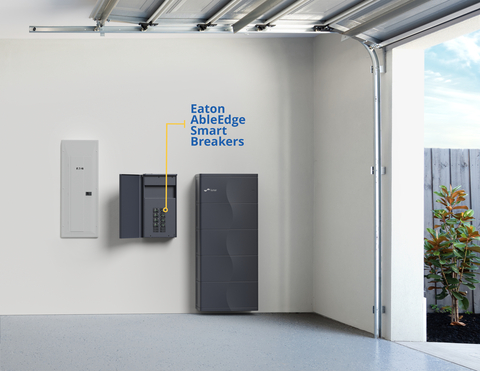 Eaton’s collaboration with Lunar Energy will simplify the installation and maximize the functionality of home energy storage and solar systems. (Photo: Business Wire)