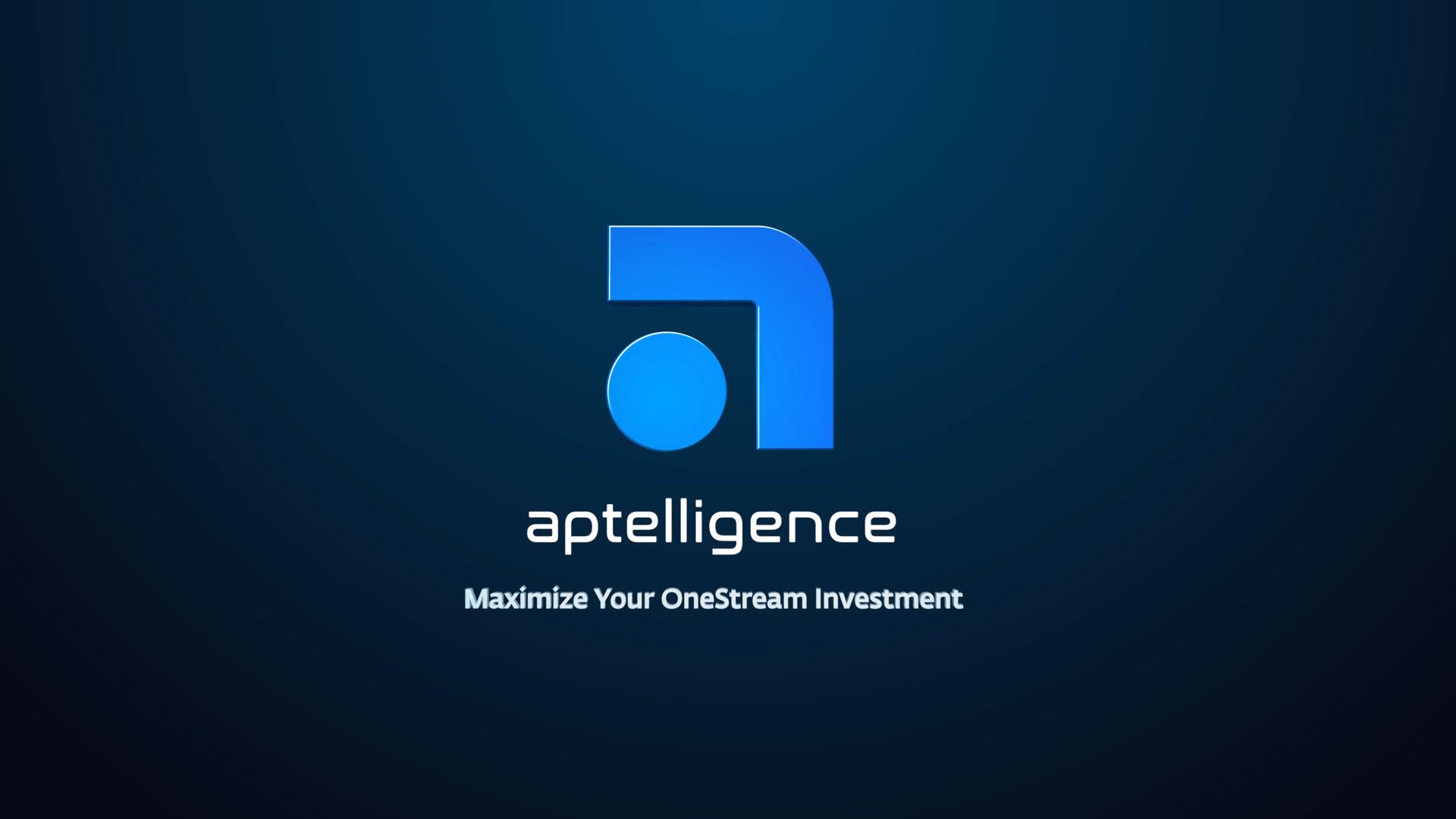 Introducing Aptelligence – Your trusted OneStream Gold Partner. We specialize in end-to-end OneStream implementations, helping clients unlock the full potential of their investment. Watch our logo come to life, reflecting our dedication to your success!