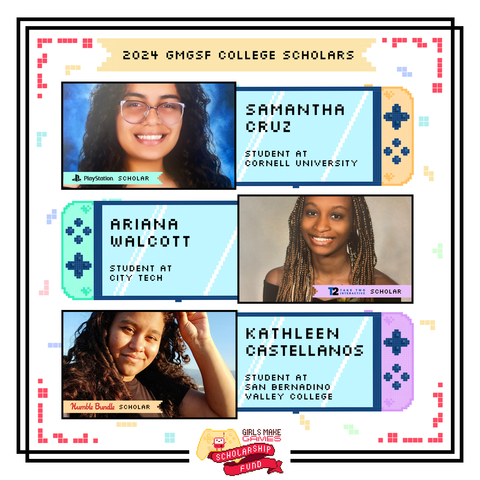 2024 Girls Make Games College Scholars (Graphic: Business Wire)