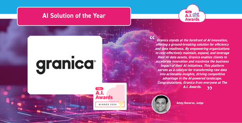 Granica Wins AI Solution of the Year in the 2024 AI Awards (Graphic: Business Wire)