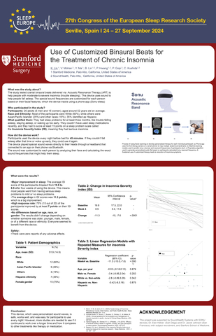 Stanford Medicine and SoundHealth collaborate on innovative approach to insomnia treatment