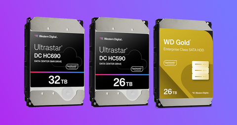 Western Digital leads industry with New 11-disk UltraSMR HDDs up to 32TB and CMR HDDs up to 26TB, offering superior TCO for hyperscale, cloud and enterprise data center customers (Photo: Business Wire)