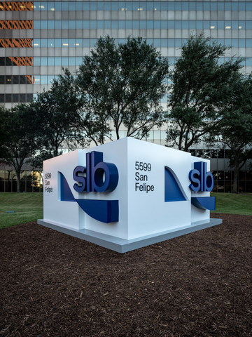 The exterior of the SLB headquarters in Houston, Texas.  </div> <p>Third-Quarter Results</p> <table cellspacing=