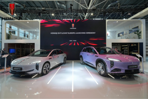 HONGQI EH7 en EHS7 zijn een sensatie op de Paris Motor Show 2024 (Photo: Business Wire)