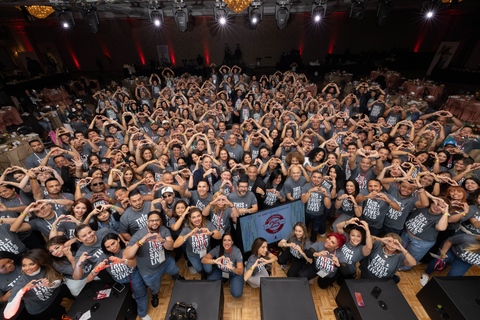 original Guests of St. Jude celebrating 25 years of Promesa y Esperanza in the "This Shirt Saves Lives" shirt (Photo: Business Wire)
