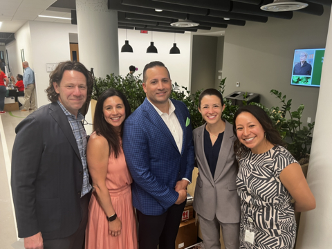 Humana Inc. CEO Jim Rechtin (far left) and Unidos Network Resource Group members at the company's 2024 DEI Day event. (Photo: Business Wire)