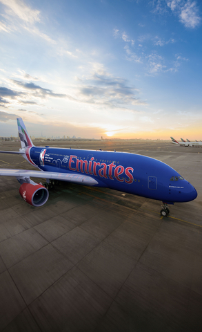 thumbnail Emirates introduces bold NBA livery ahead of Emirates NBA Cup (Photo: AETOSWire)