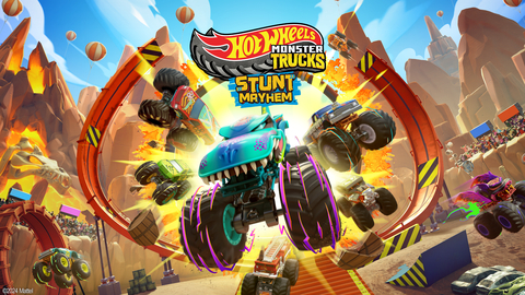 Hot Wheels Monster Trucks: Stunt Mayhem key art (Graphic: Business Wire)