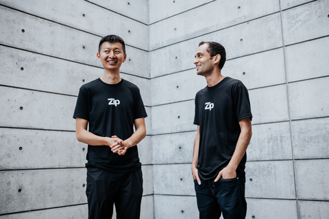 Zip co-founders Rujul Zaparde and Lu Cheng (Photo: Business Wire)