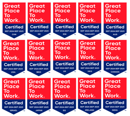 Verint Great Places To Work Certification (Graphic: Business Wire)