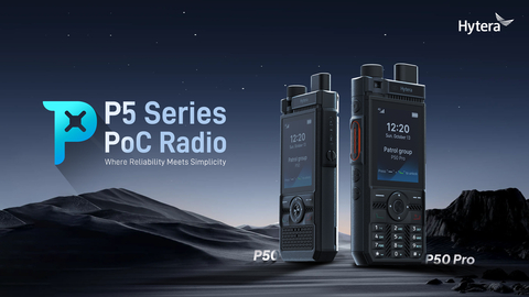 Hytera's newly released PoC P5 Series Radio (Graphic: Business Wire)