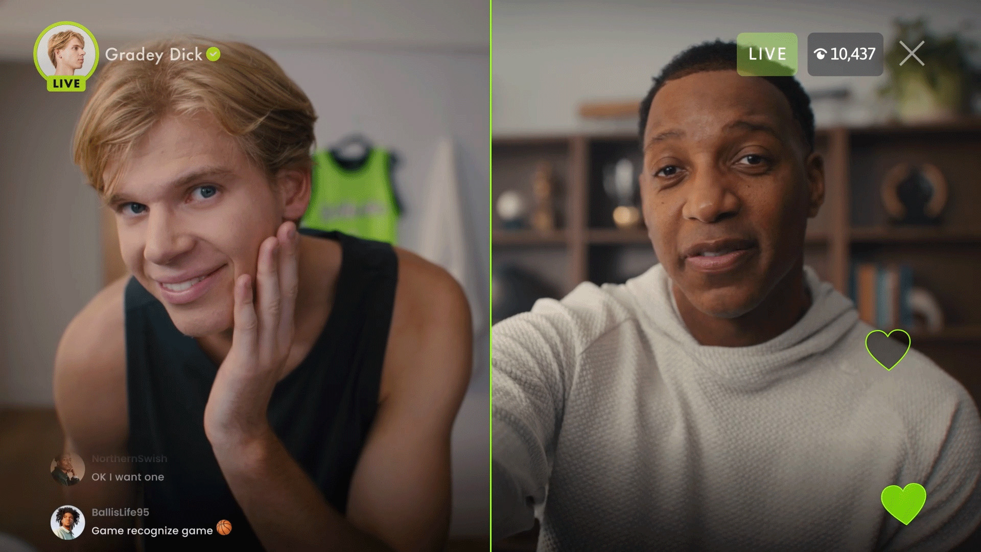 Toronto Raptors player, Gradey Dick, and NBA Legend, Tracy McGrady, appear in ‘The Best Your Game Can Get’ as part of Gillette Canada’s partnership with the Toronto Raptors