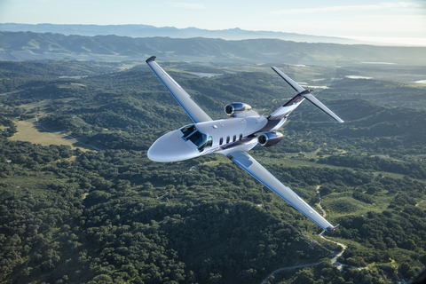 The new Cessna M2 Gen3 supports Garmin Emergency Autoland capabilities and features a flight deck equipped with the Garmin G3000 avionics system that utilizes Garmin Autothrottles and optional Enhanced Vision System (EVS) for improved navigation and optimized situational awareness. (Textron Aviation)