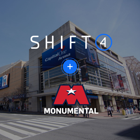 Shift4 partners with Monumental Sports & Entertainment to power payments at Capital One Arena (Graphic: Business Wire)