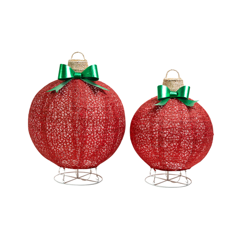 Berkley Jensen Led Pop-Up Ornament 2pk.