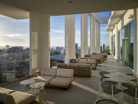 Hyatt Centric Santo Domingo Rooftop Terrace (Photo: Business Wire)