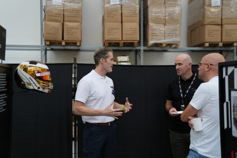 Pictured on left: Jordon Musser, Senior Vice President, Safety and Electronics, Holley Performance Brands (Photo: Business Wire)