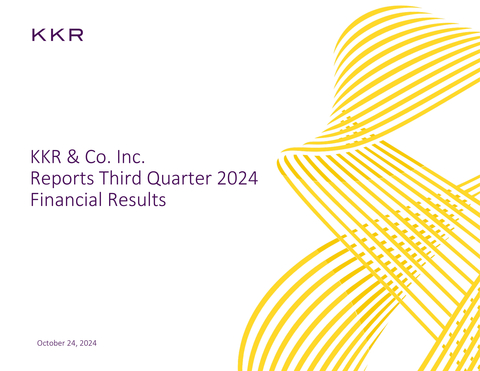 KKR Q3'24 Earnings Release