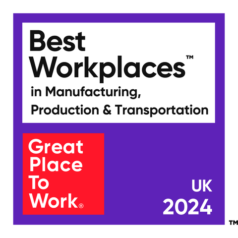 Enovation Controls UK has been recognized by Great Place to Work® as one of the UK's Best Workplaces in Manufacturing, Production Transportation (Graphic: Business Wire)