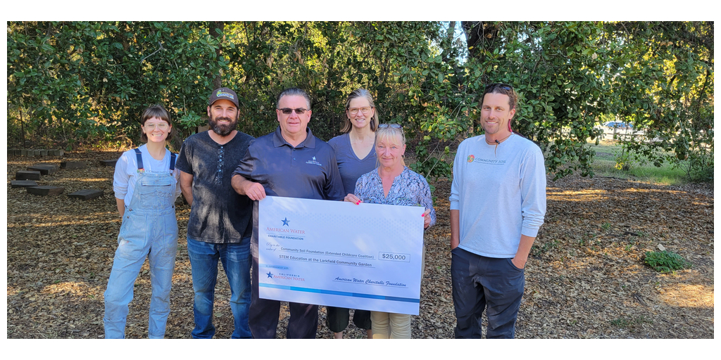 California American Water Proudly Recognizes American Water Charitable Foundation 2024 STEM Education Grantee, Community Soil Foundation