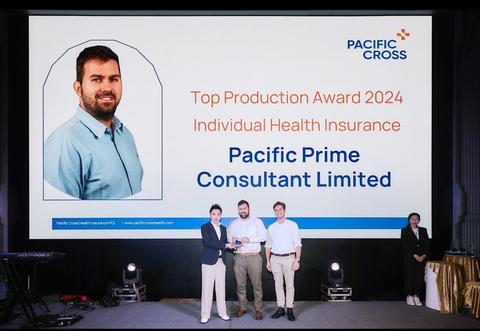 Pacific Prime Thailand Wins Top Production Award 2024 from Pacific Cross