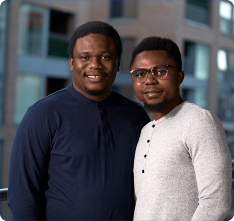 Tosin Eniolorunda (left) and Felix Ike (right) (Photo: Business Wire)