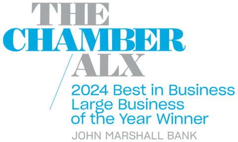 John Marshall Bank Recognized as Large Business of the Year in Alexandria Chamber of Commerce’s 2024 Best in Business Awards (Photo: Business Wire)