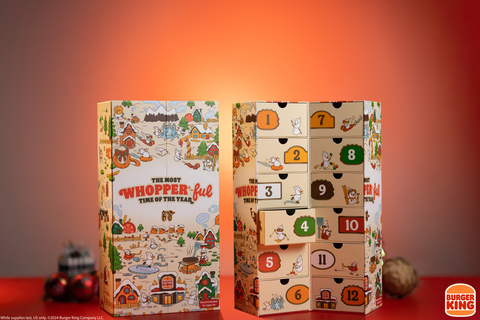 Available for purchase beginning November 22, the first-ever BK Advent Calendar features 12 delightful surprises, offering recipients thoughtfully curated gifts to enjoy throughout the holiday season. (Photo: Business Wire)