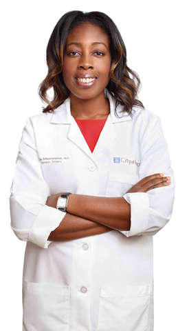 Loretta Erhunmwunsee, M.D., associate professor in City of Hope’s Division of Thoracic Surgery (Photo: City of Hope)