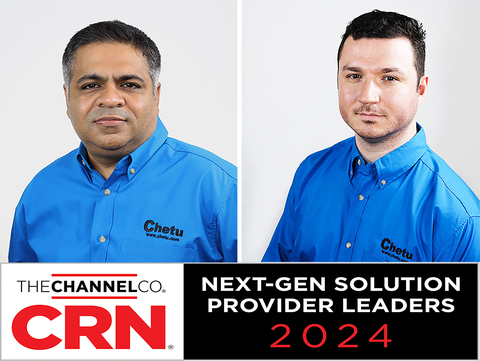 Chetu's Alexander Ewing-Shaw, Director of Partnerships (left), and Jaykishan Grover, Director of Growth (right), are 2024 CRN Next-Gen Solution Provider Leaders. (Photo: Business Wire)