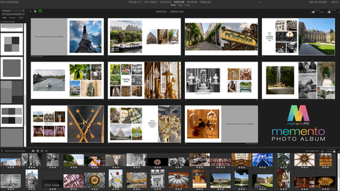 Mememto Photo Album Software. (Photo: Business Wire)