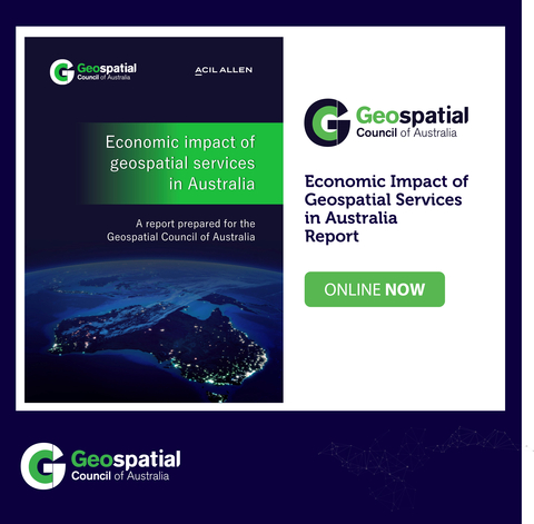 original The Geospatial Council of Australia has today launched its 'Economic Impact of Geospatial Services in Australia' Report at Parliament House in Canberra. (Graphic: Business Wire)