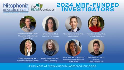 2024 Misophonia Research Fund Grantees (Graphic: Business Wire)