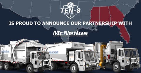 Ten-8 Industrial is proud to announce our partnership with McNeilus Truck and Manufacturing. (Photo: Business Wire)