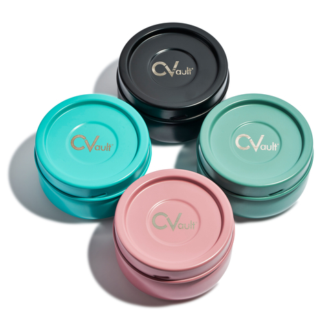 Boveda, the global leader in 2-way humidity control, is excited to announce the release of an extension to its popular CVault line of stainless steel cannabis storage containers. Dubbed The Chromatic Collection, the line puts a colorful spin on a customer favorite, the personal-sized ½ oz CVault. he CVault Chromatic Collection is available in four colors: Midnight, Blue Dream, Kief Green, and Rose Quartz. The lids are interchangeable, so consumers can mix and match the colors to create their own look. (Photo: Business Wire)