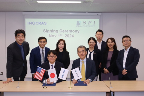 Signed by Jehee Suh, C.E.O of Inocras Inc and Tetsuo Miura, Executive Officer of SPI (Photo: Business Wire)