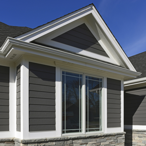 TrimLogic Exterior Trim - Made From up to 95% Recycled PVC Material (Photo: Business Wire)