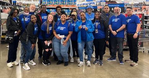 Corvias team members donated hundreds of needed items for veterans at the John D. Dingell VA Medical Center in Detroit. Back Row: Tatrena Adams, Phyllis Welch, Santo Gargalino, Shaundell Mack, Shelia Denson, Rokeetah Clayton, Perry Brown, Gefferson Tami, Dave Clark, Jhon Rojas Bustamante Front Row: Iphgenia Clayton, Brandi Raimi, Bethany Newman, Chantinique Garrett, Toni Boyd, Tania Jackson (Photo: Business Wire)