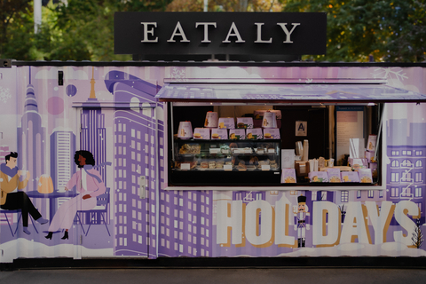 Bauli will take over the Kiosk at Eataly Flatiron from November 9th to the end of December. Customers can expect a delightful array of Bauli’s traditional holiday treats, bringing the authentic taste of Italian Christmas to New York City. (Photo: Business Wire)