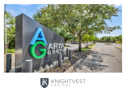 Knightvest Capital acquires Arya Grove Apartments in San Antonio, Texas (Graphic: Business Wire)