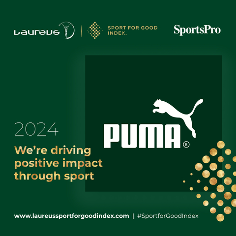 original Das Sportunternehmen PUMA wurde in den Laureus Sport for Good Index aufgenommen (Graphic: Business Wire)