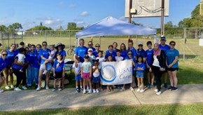 USAP Texas – Gulf Coast team members at the Day at the Park event in Montgomery County, Texas. (Photo: Business Wire)