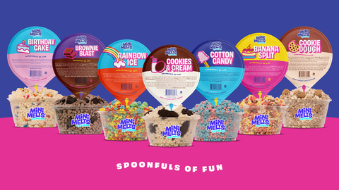 Complete lineup of premium beaded ice cream flavors from Mini Melts USA (Photo: Business Wire)