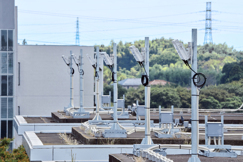 Antennas installed in AI-RAN outdoor testing environment (Photo: Business Wire)