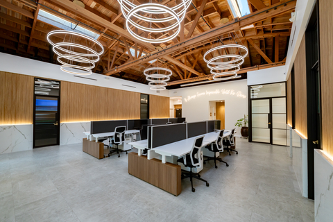 MelroseDBC designed this customized workplace layout which integrates cutting-edge technology. (Photo courtesy - MelroseDBC)