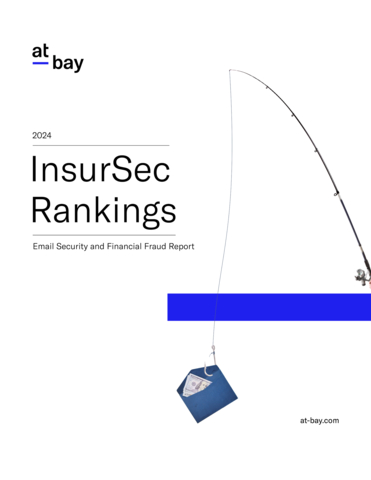 At-Bay releases 2024 InsurSec Rankings Report - Email Security and Financial Fraud (Graphic: Business Wire)