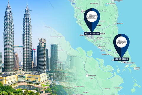 AIT Worldwide Logistics' most recent organic expansion in the Asia-Pacific region features two new offices in Malaysia. (Graphic: Business Wire)