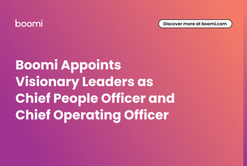 Boomi Appoints Visionary Leaders as Chief People Officer and Chief Operating Officer (Graphic: Business Wire)